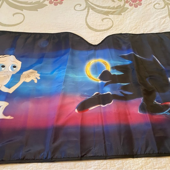 Sonic and LOTR Mashup Car Sunshade - Picture 3 of 7